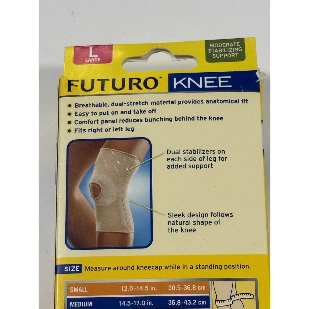 Futuro Stabilizing Knee Brace Dual Side Stabilizers   L